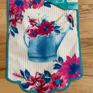 The Pioneer Woman Floral Watering can flag